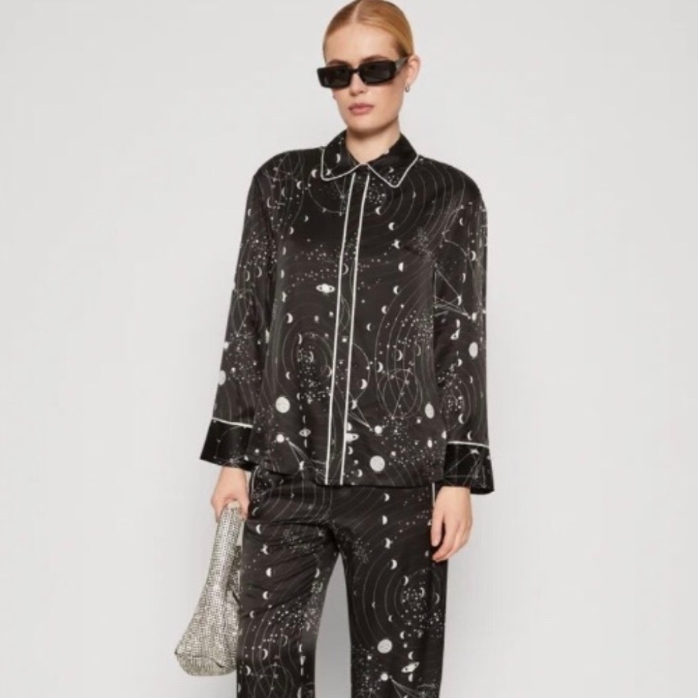 ALLSAINTS Sophia Screen Blouse